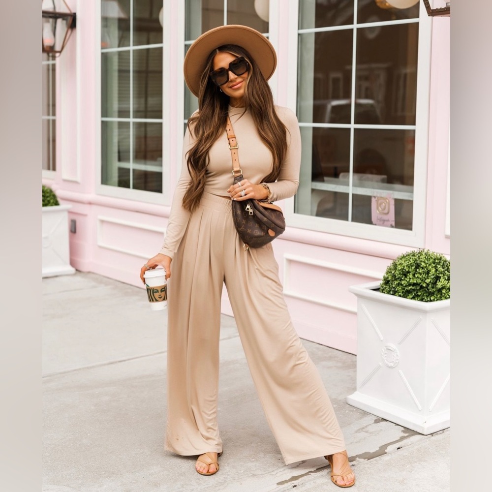 Top and pant set clothing collab with Hollie Woodward